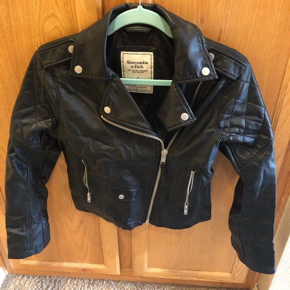 Abercrombie & Fitch Jackets & Blazers - Vegan leather jacket